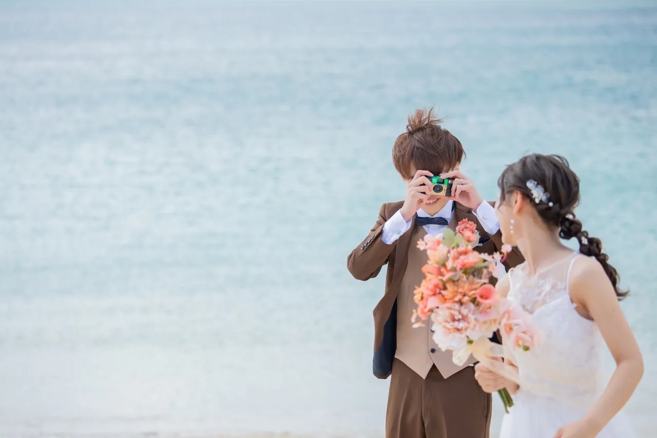 テラコッタcolourクラッチブーケ