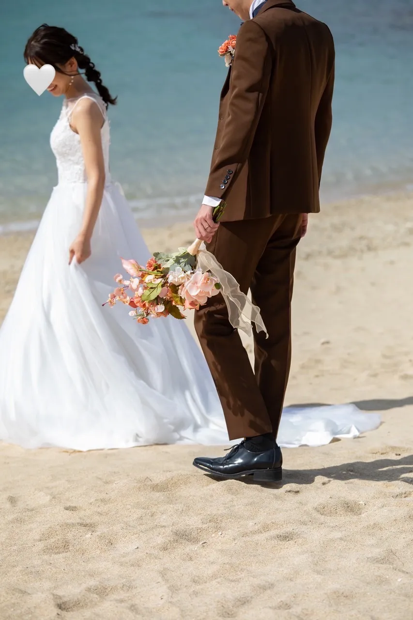 テラコッタcolourクラッチブーケ