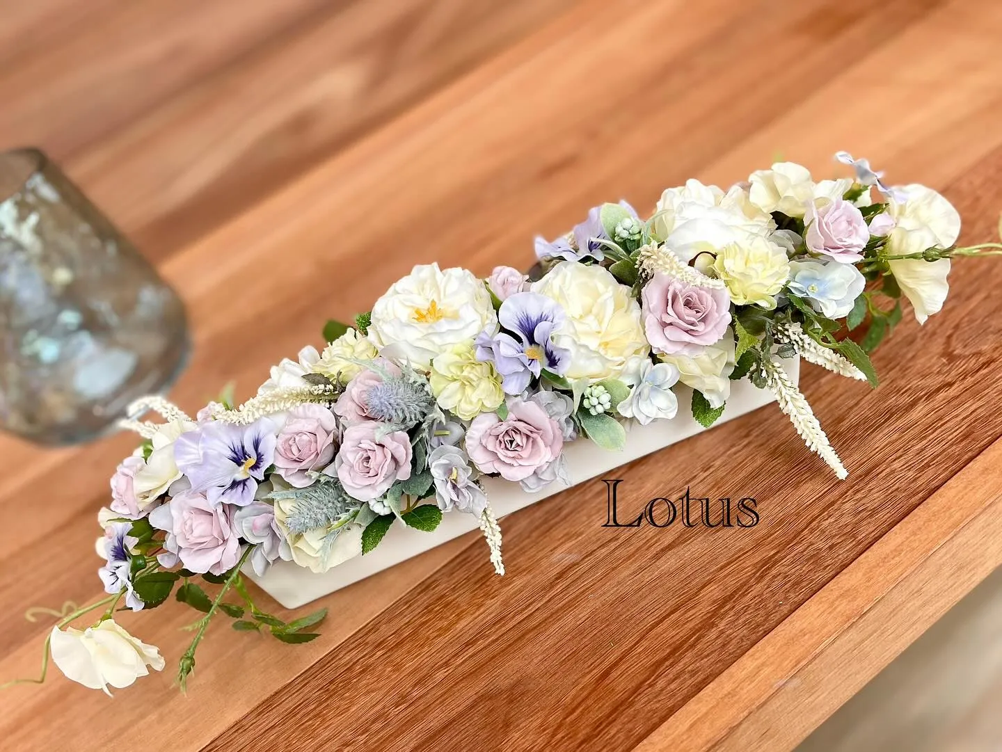 退職と開院のお祝いギフトフラワー