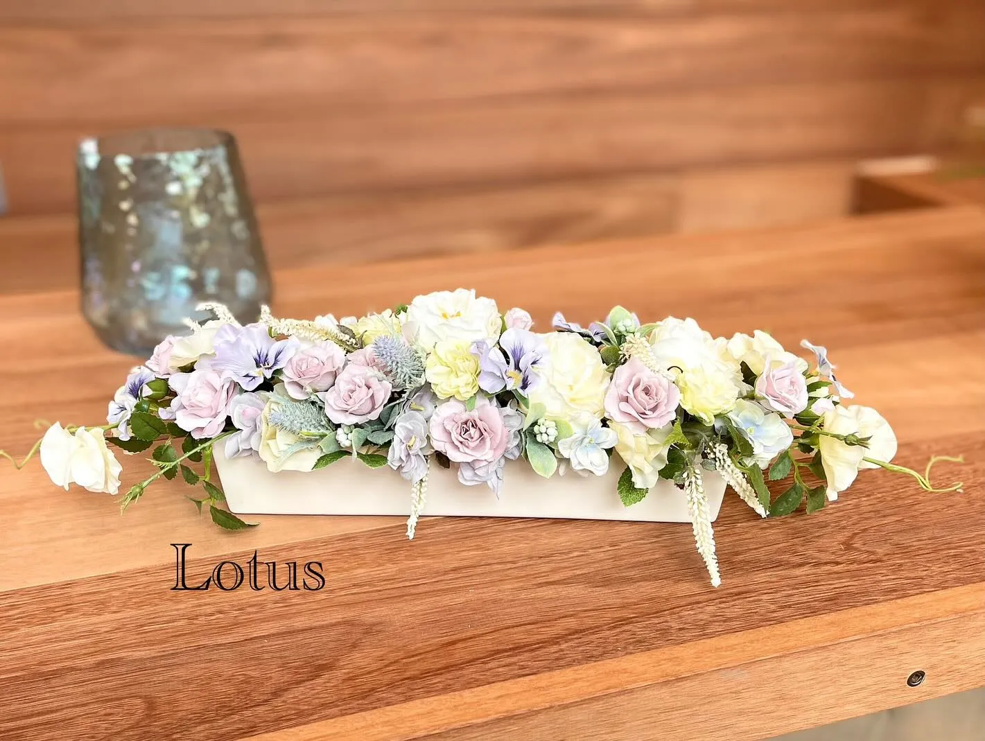 退職と開院のお祝いギフトフラワー