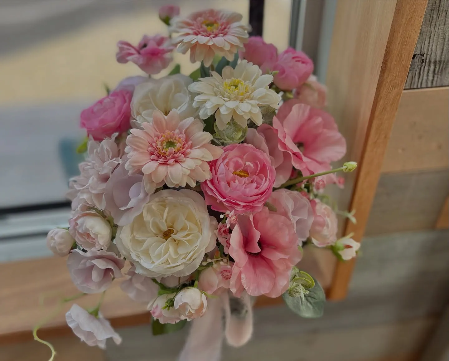 ピンク系とオレンジ系でギフトアレンジのオーダー♡