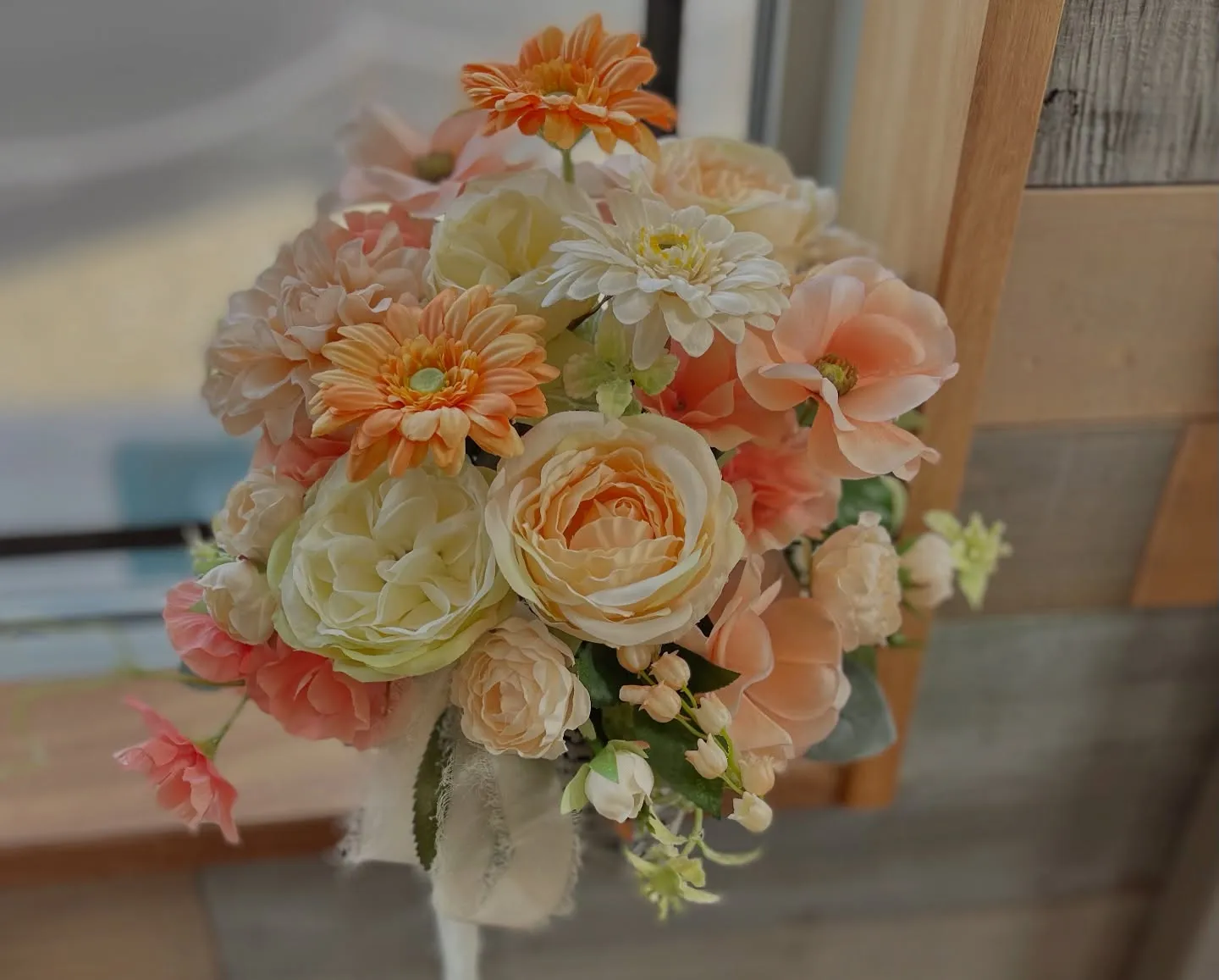 ピンク系とオレンジ系でギフトアレンジのオーダー♡