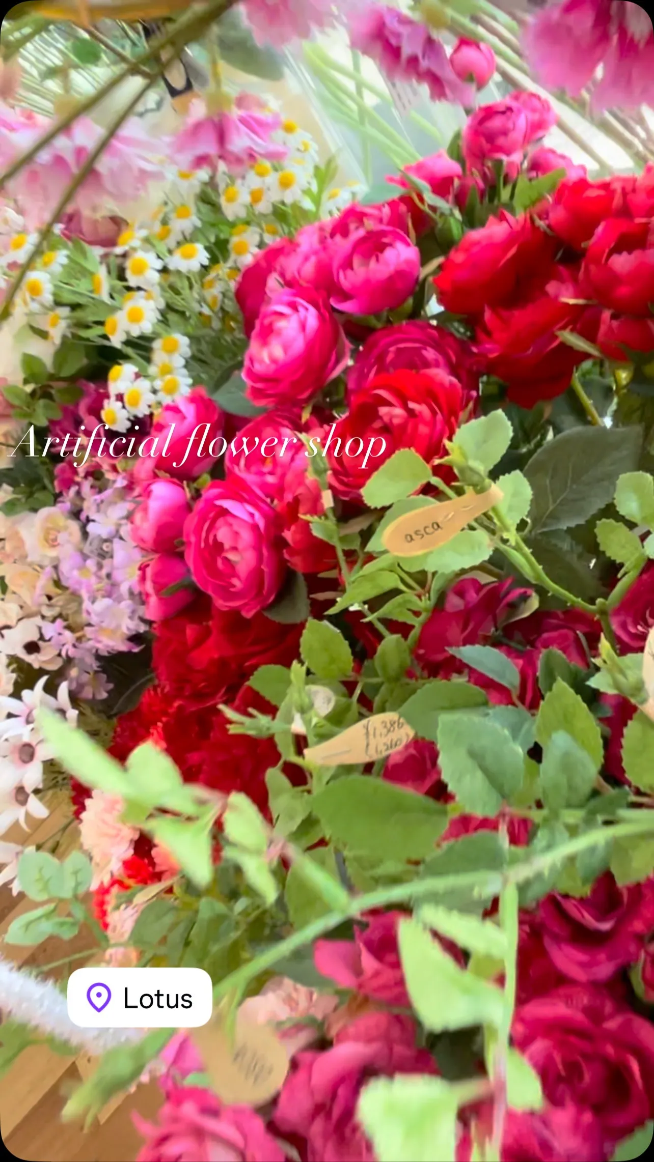 花材は、１本から販売しております。